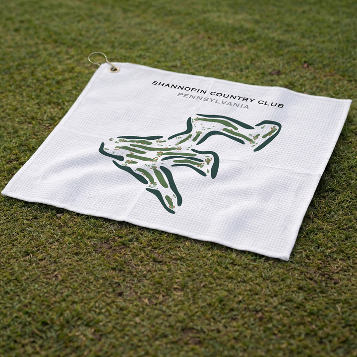 Shannopin Country Club, Pennsylvania - Printed Golf Course