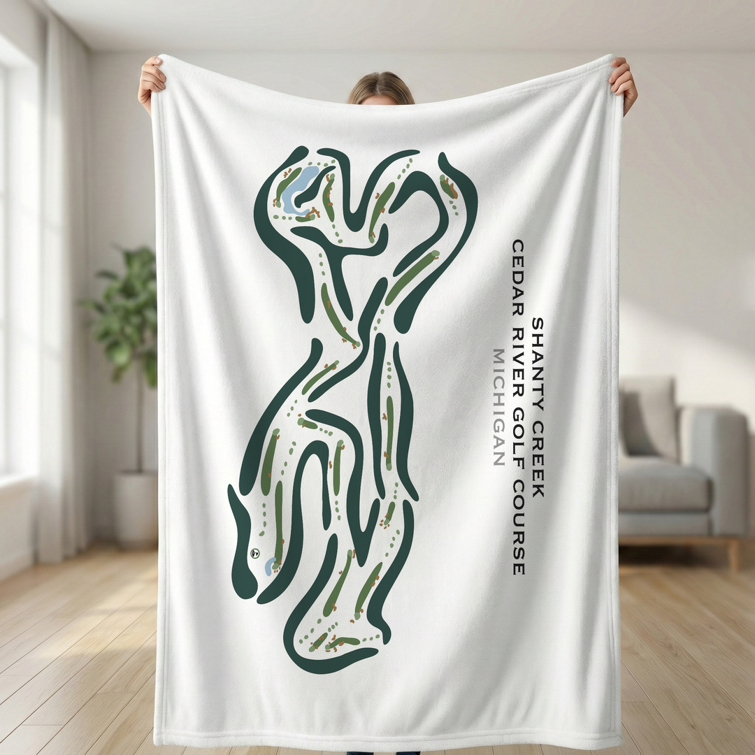 Shanty Creek Cedar River Golf Course, Michigan - Printed Golf Courses