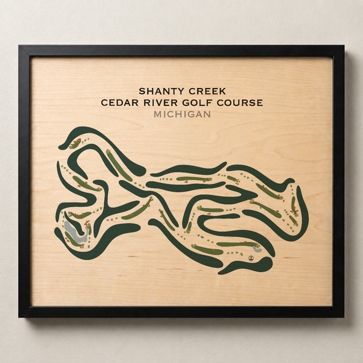 Shanty Creek Cedar River Golf Course, Michigan - Printed Golf Courses