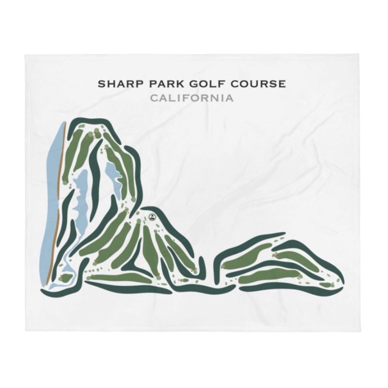 Sharp Park Golf Course, California - Printed Golf Courses