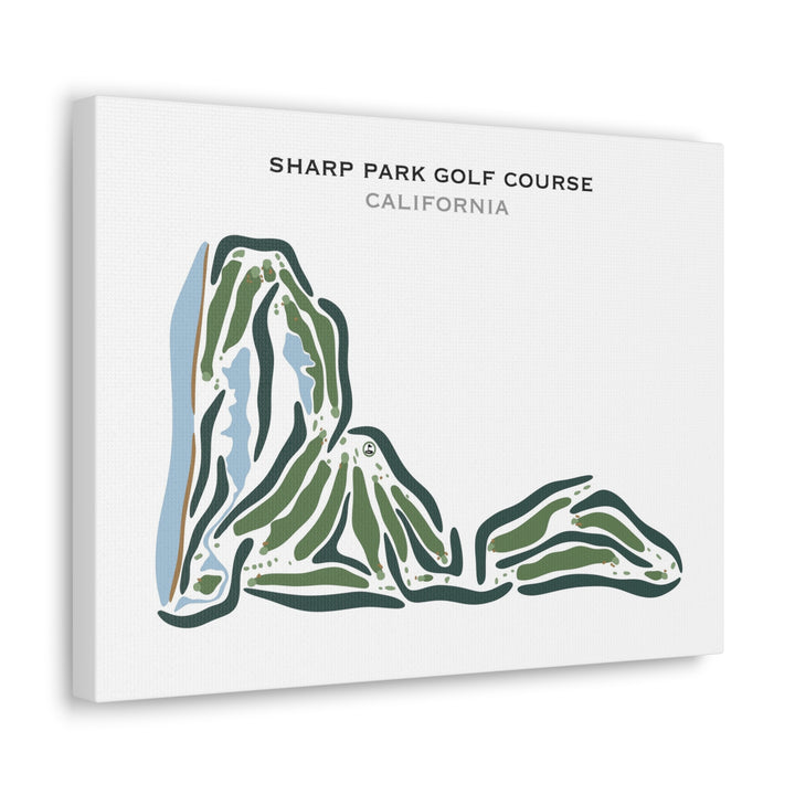 Sharp Park Golf Course, California - Printed Golf Courses