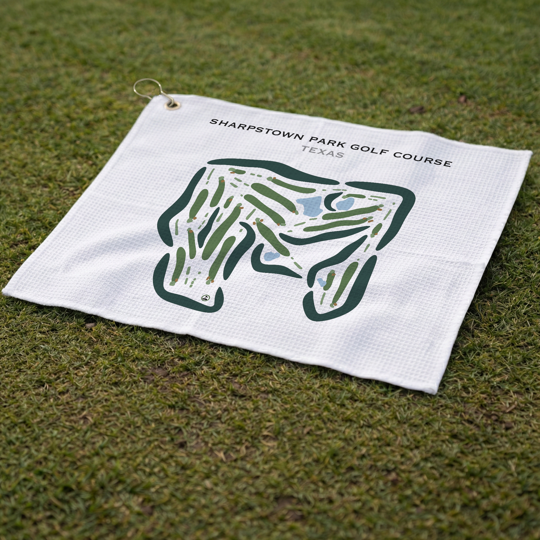 Sharpstown Park Golf Course, Texas - Printed Golf Courses