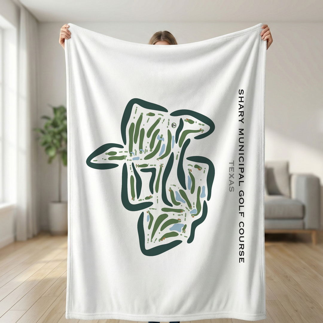 Shary Municipal Golf Course, Texas - Printed Golf Courses