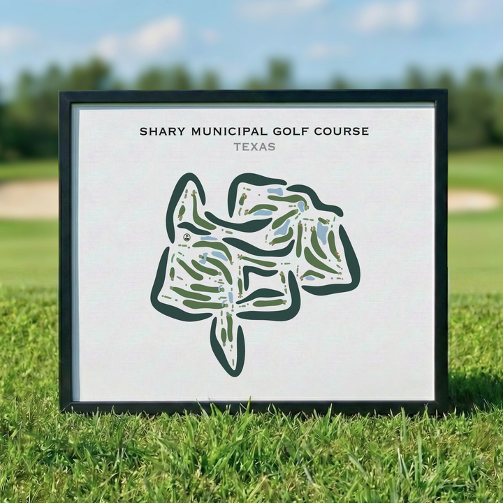 Shary Municipal Golf Course, Texas - Printed Golf Courses