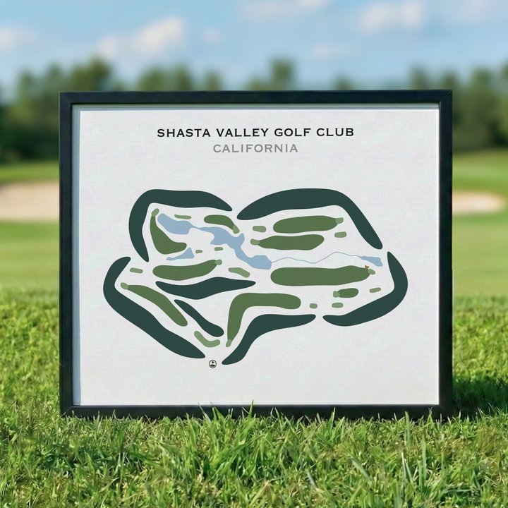 Shasta Valley Golf Club, California - Printed Golf Courses
