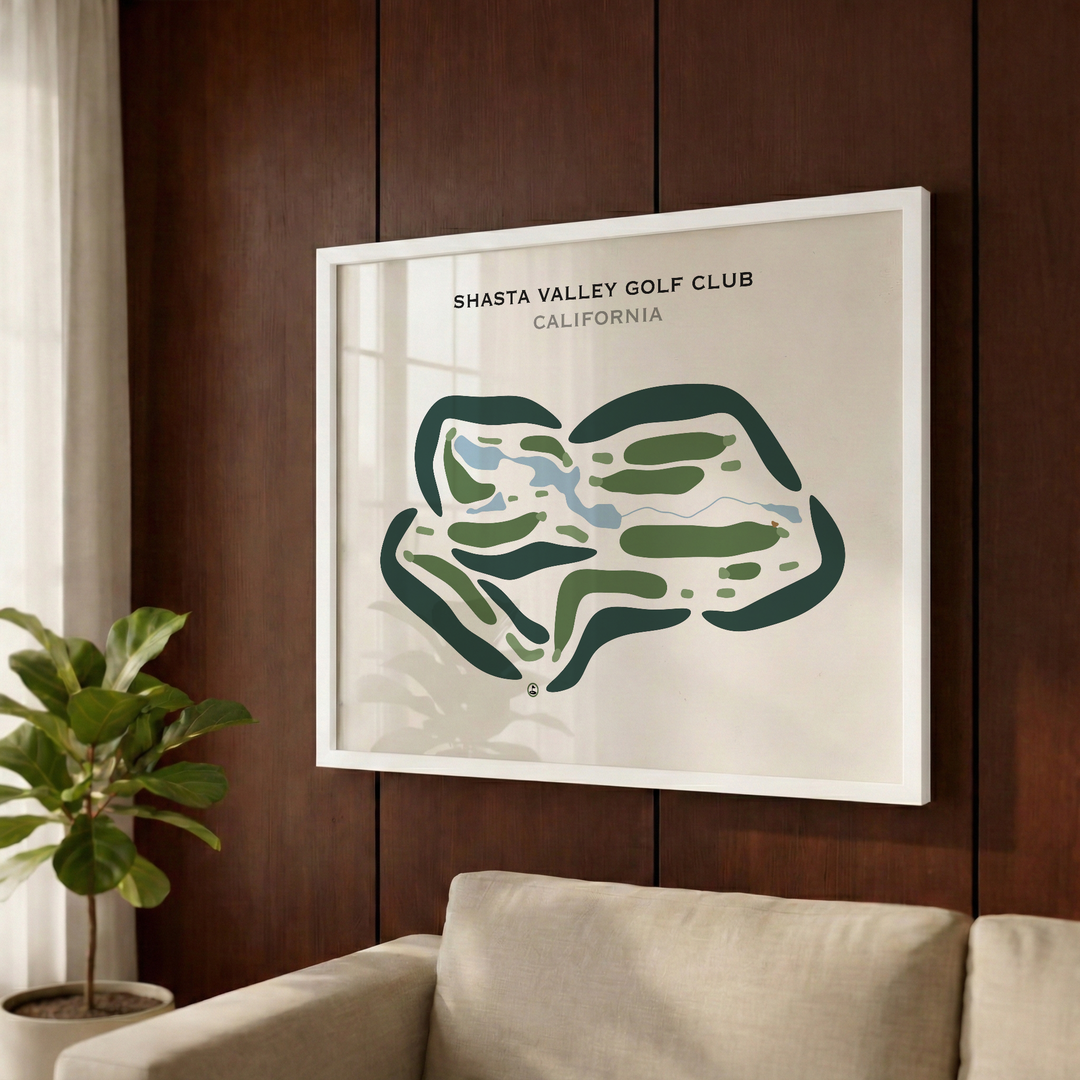 Shasta Valley Golf Club, California - Printed Golf Courses