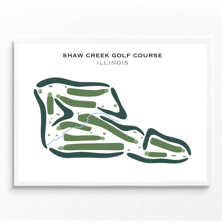 Shaw Creek Golf Course, Illinois - Printed Golf Courses