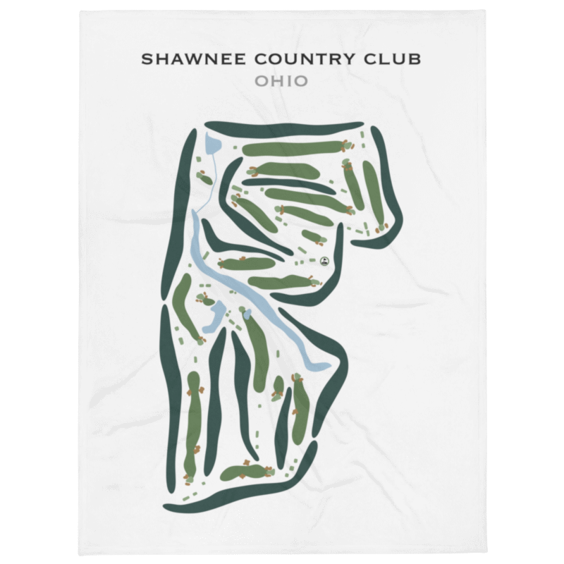 Shawnee Country Club, Ohio - Printed Golf Courses