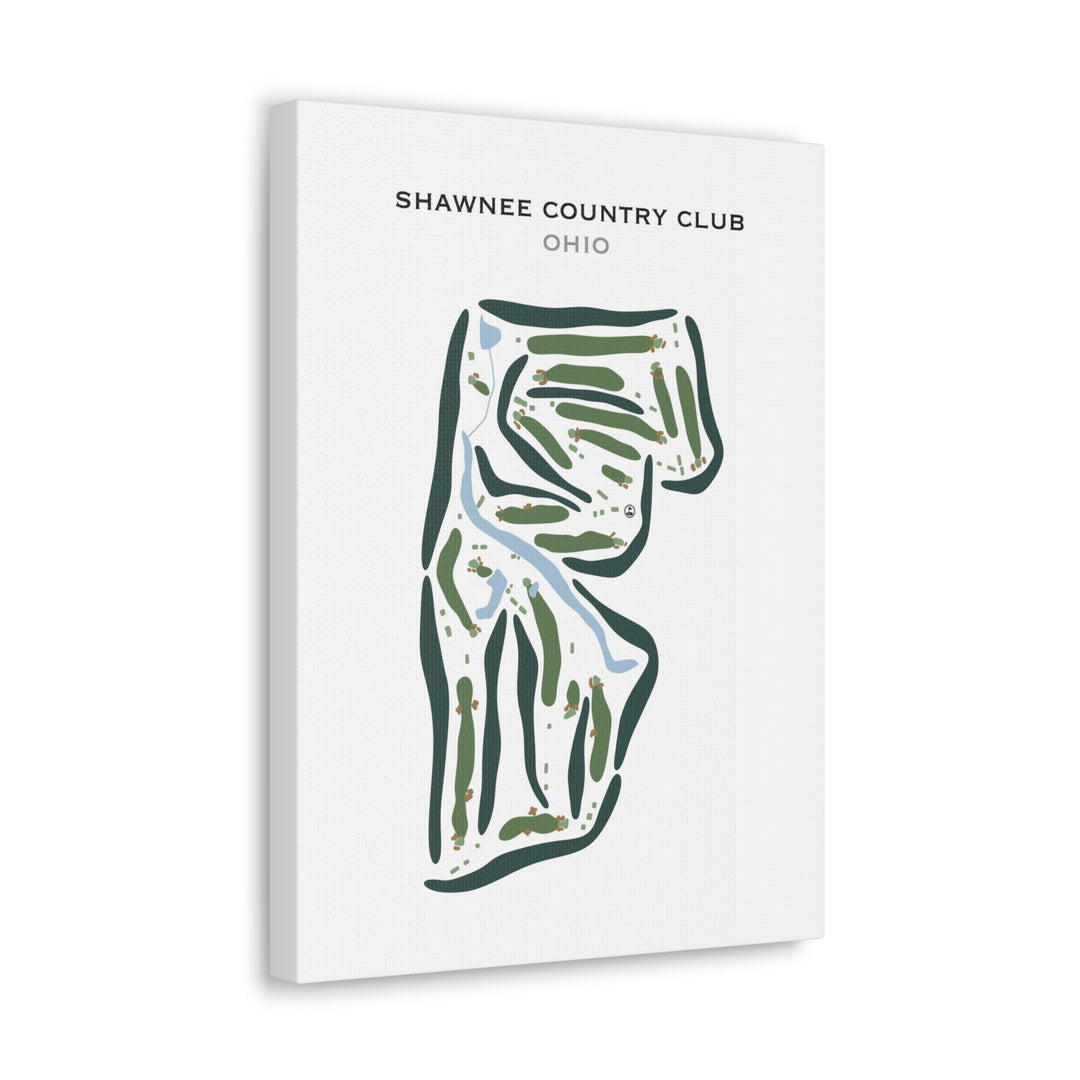 Shawnee Country Club, Ohio - Printed Golf Courses