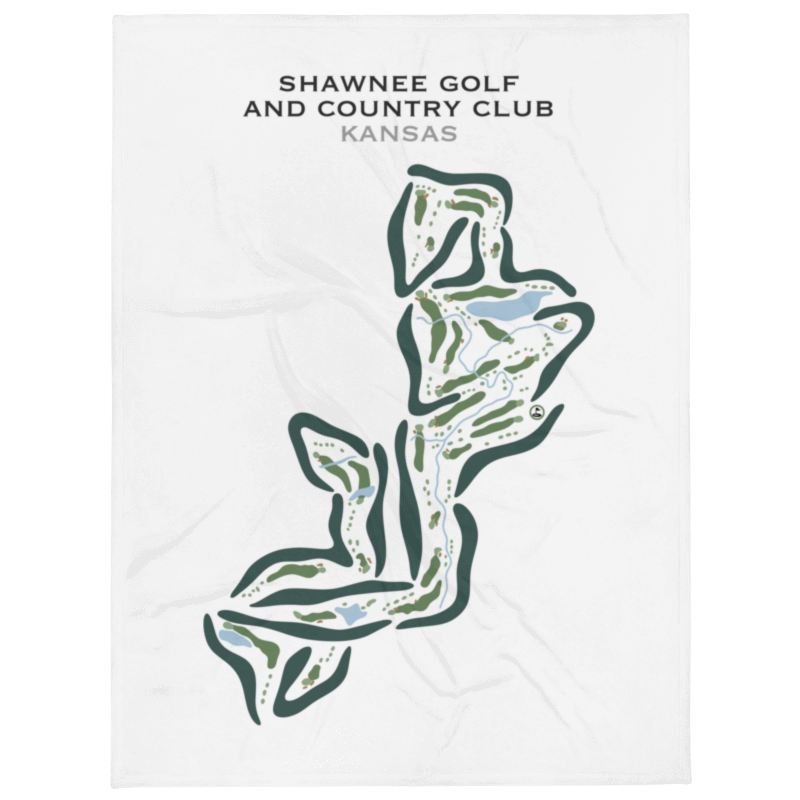 Shawnee Golf and Country Club, Kansas - Printed Golf Courses