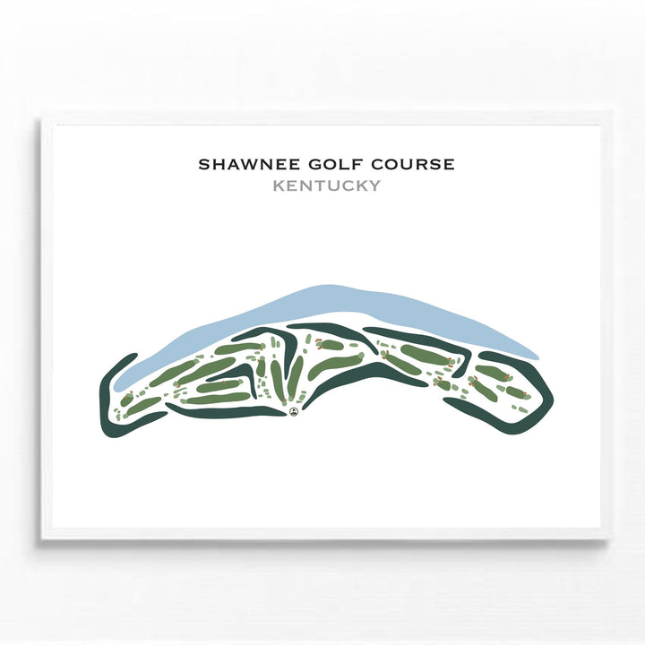 Shawnee Golf Course, Kentucky - Printed Golf Courses