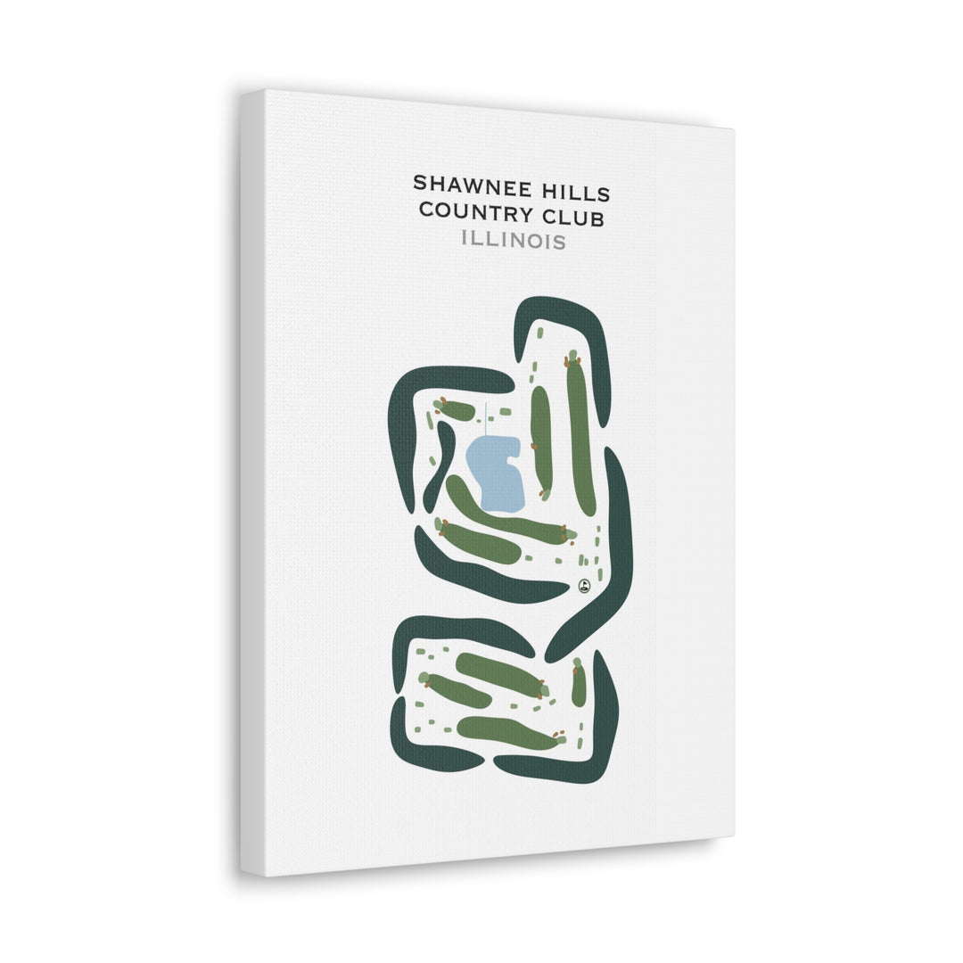 Shawnee Hills Country Club, Illinois - Printed Golf Courses