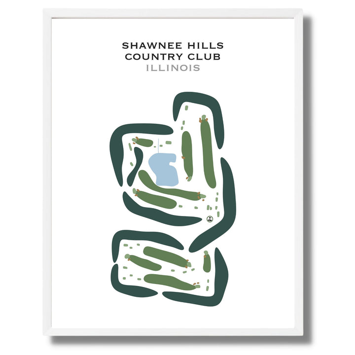 Shawnee Hills Country Club, Illinois - Printed Golf Courses