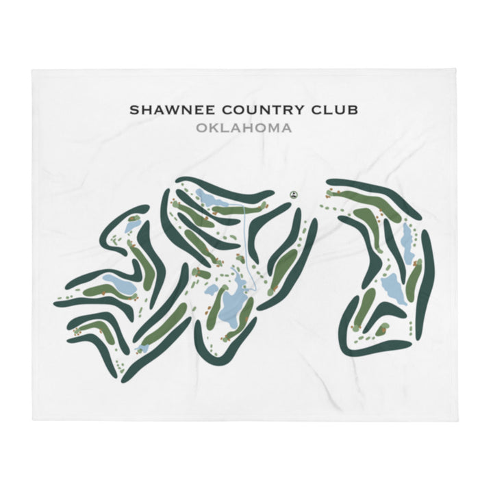 Shawnee Country Club, Oklahoma - Printed Golf Course