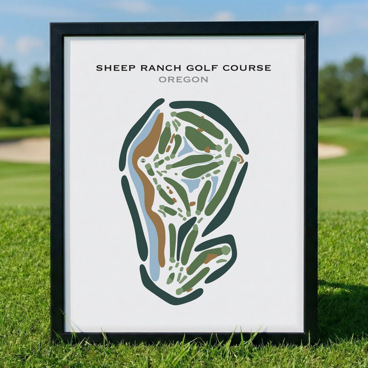 Sheep Ranch Golf Course, Oregon - Printed Golf Courses