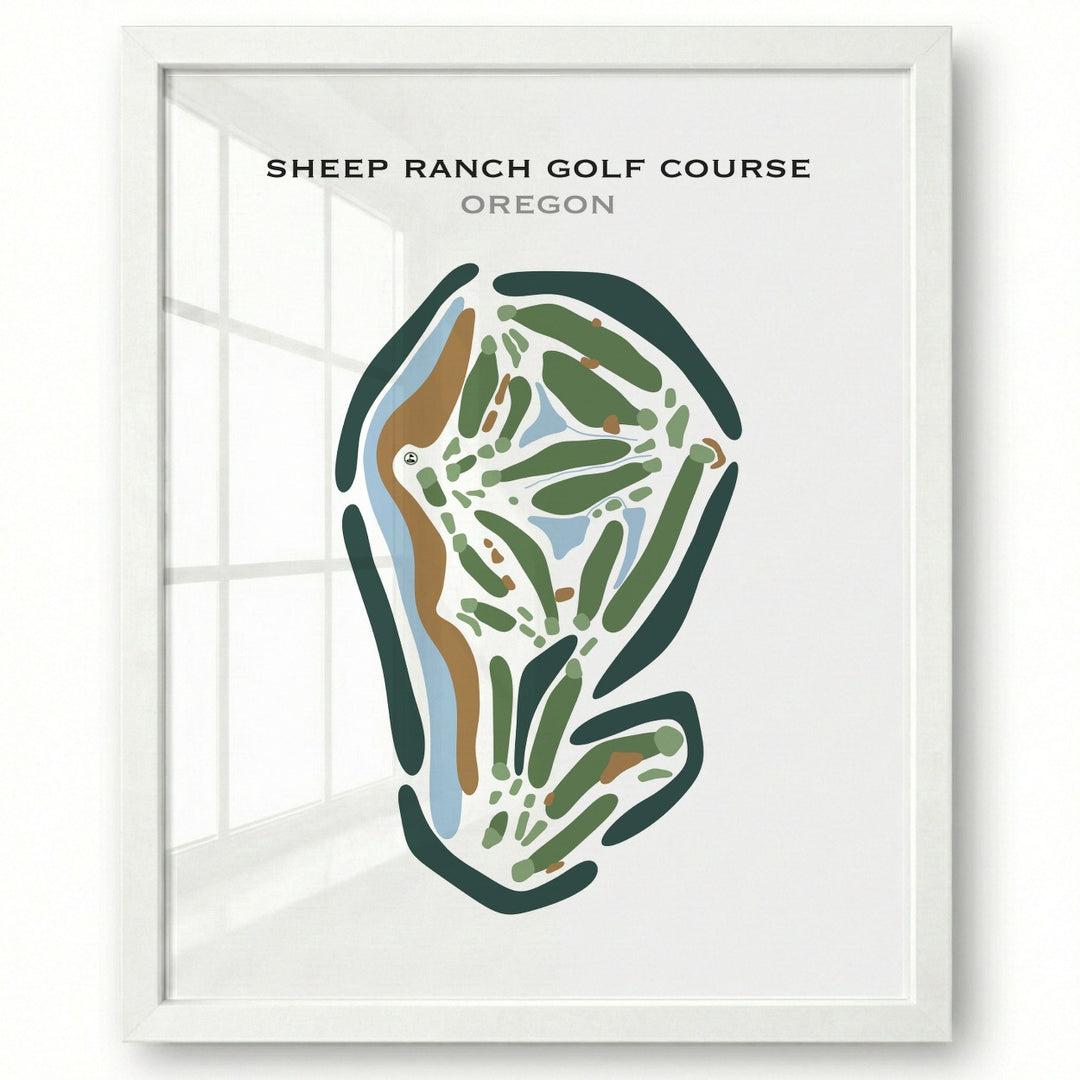 Sheep Ranch Golf Course, Oregon - Printed Golf Courses