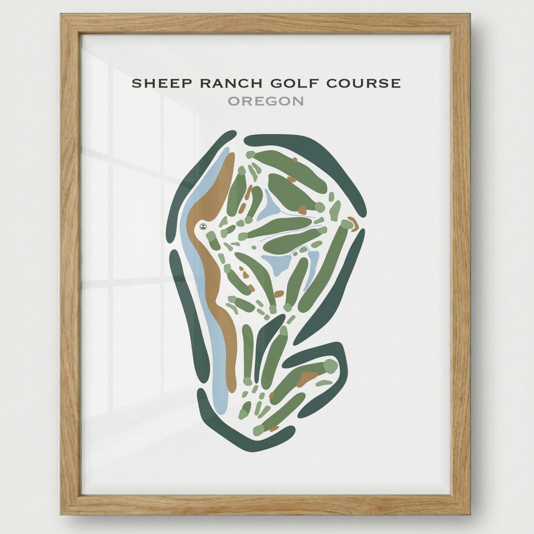 Sheep Ranch Golf Course, Oregon - Printed Golf Courses