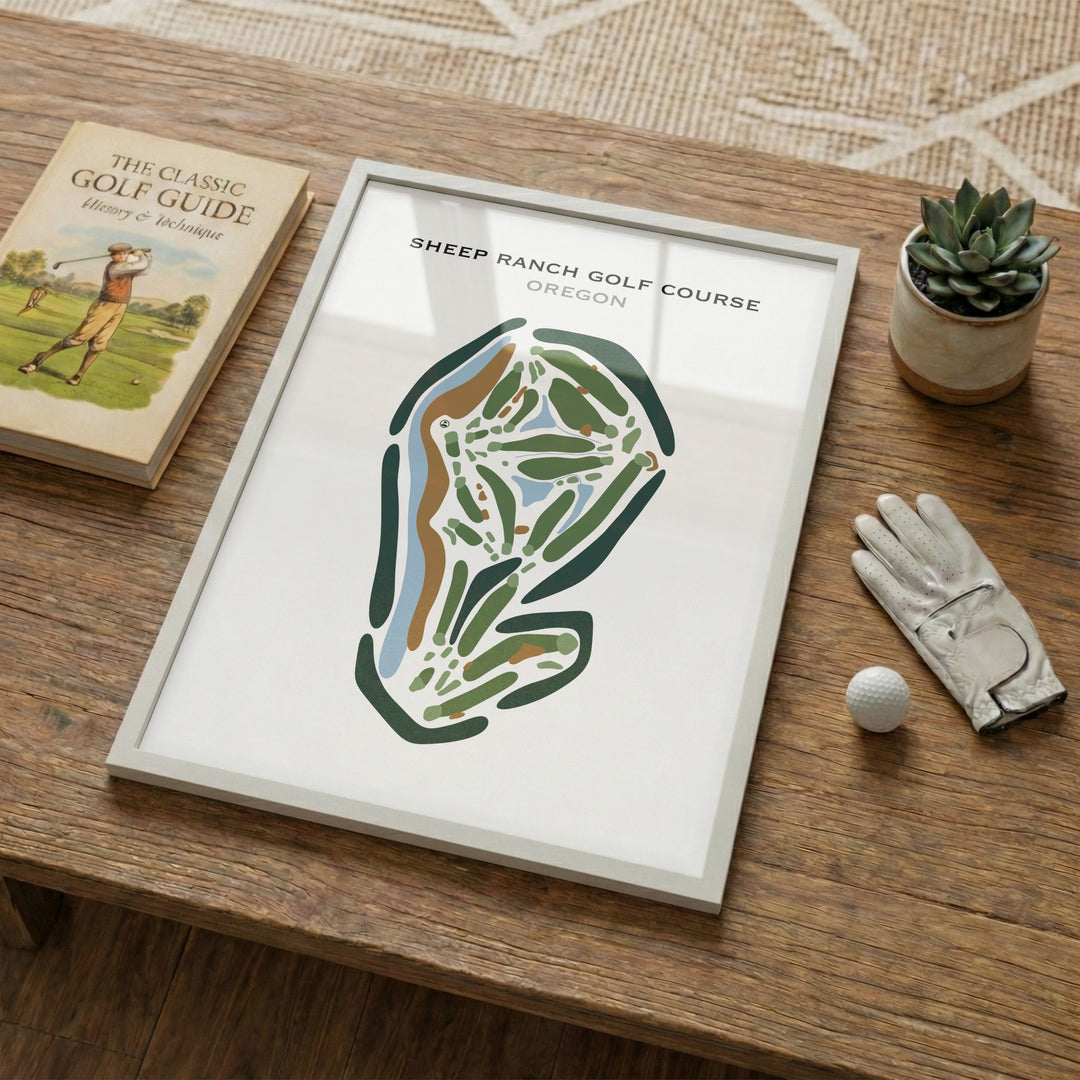 Sheep Ranch Golf Course, Oregon - Printed Golf Courses