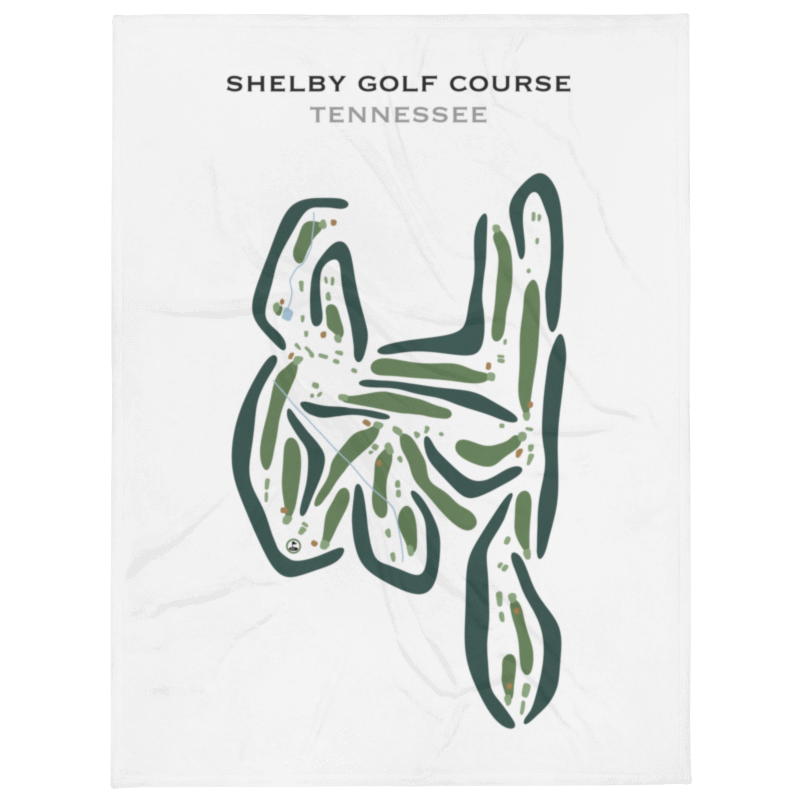 Shelby Golf Course, Tennessee - Printed Golf Courses