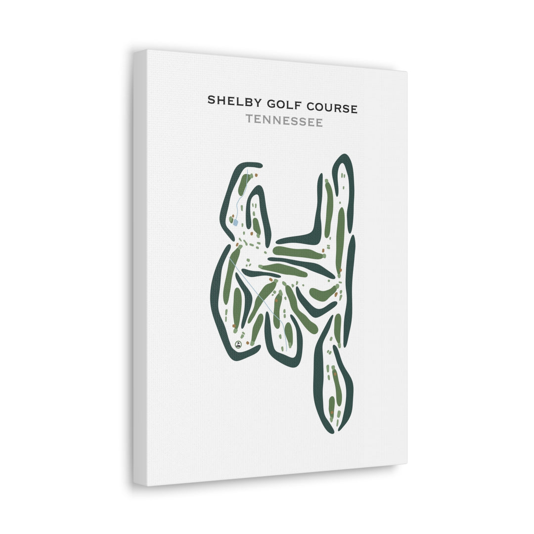 Shelby Golf Course, Tennessee - Printed Golf Courses