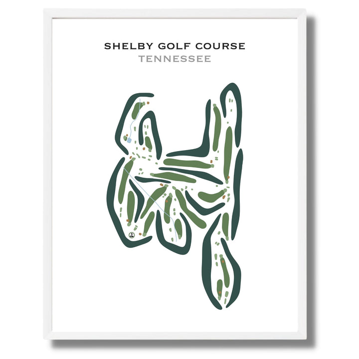 Shelby Golf Course, Tennessee - Printed Golf Courses