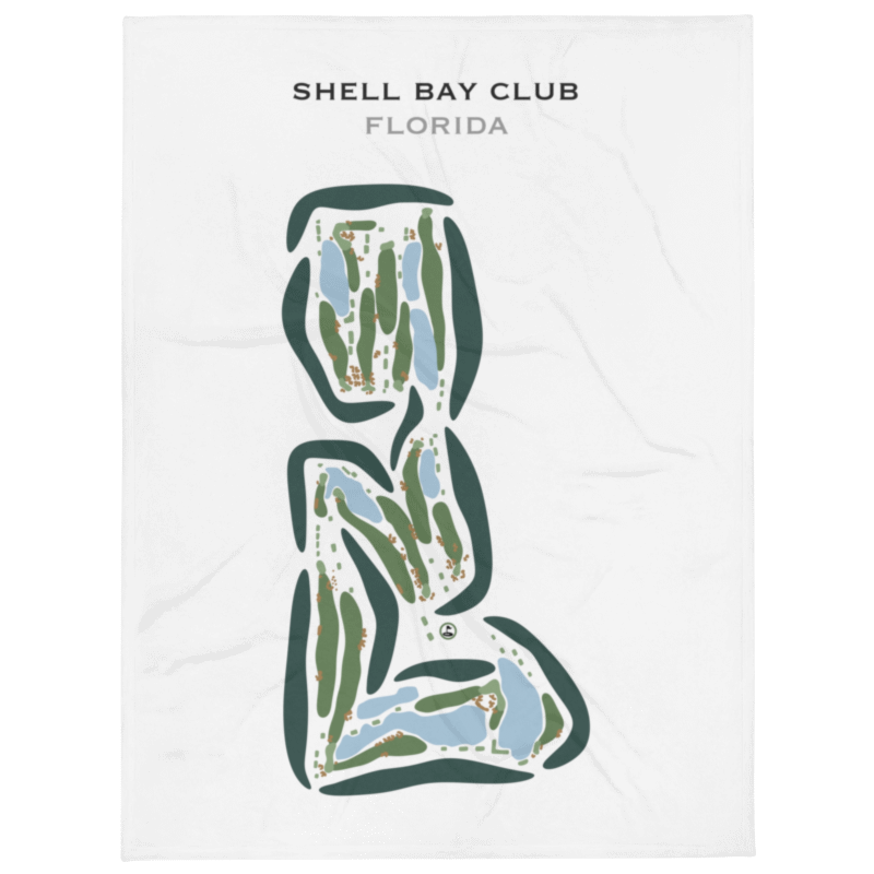 Shell Bay Club, Florida - Printed Golf Courses