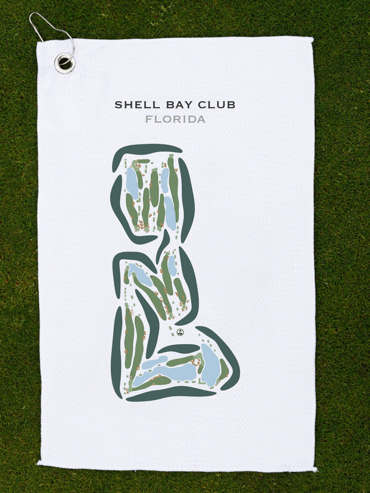 Shell Bay Club, Florida - Printed Golf Courses