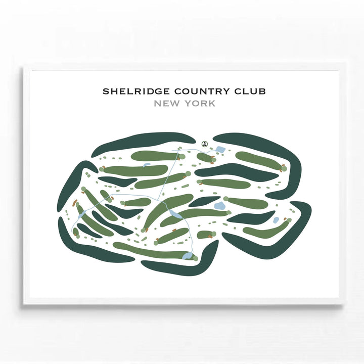 Shelridge Country Club, New York - Printed Golf Courses