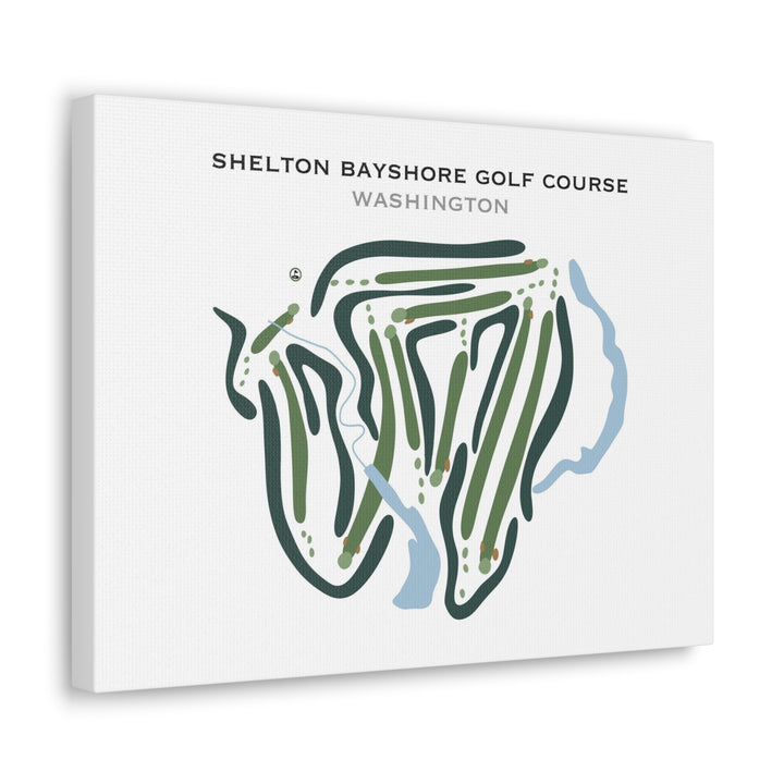Shelton Bayshore Golf Course, Washington - Printed Golf Courses