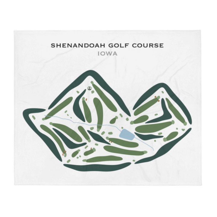 Shenandoah Golf Course, Iowa - Printed Golf Courses