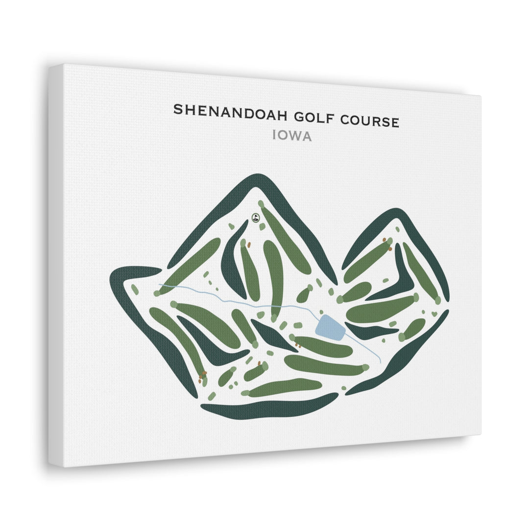 Shenandoah Golf Course, Iowa - Printed Golf Courses