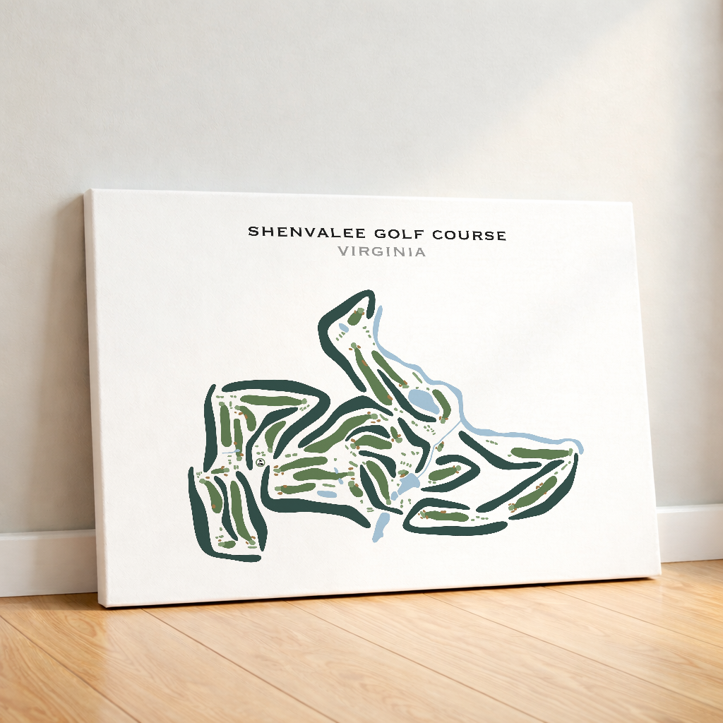 Shenvalee Golf Course, Virginia - Printed Golf Courses