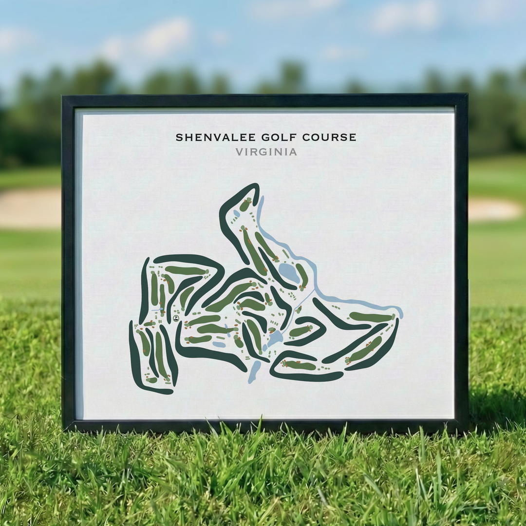 Shenvalee Golf Course, Virginia - Printed Golf Courses