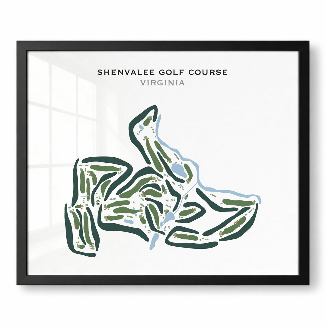 Shenvalee Golf Course, Virginia - Printed Golf Courses