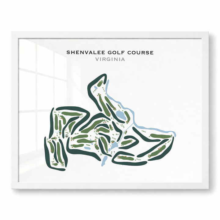 Shenvalee Golf Course, Virginia - Printed Golf Courses