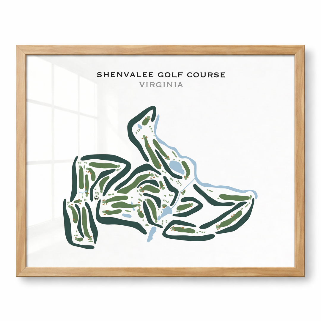 Shenvalee Golf Course, Virginia - Printed Golf Courses