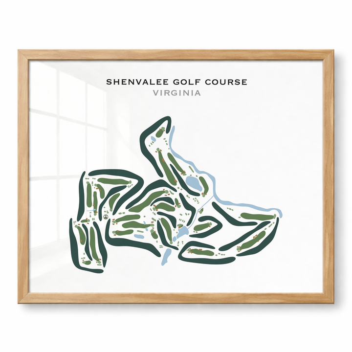 Shenvalee Golf Course, Virginia - Printed Golf Courses