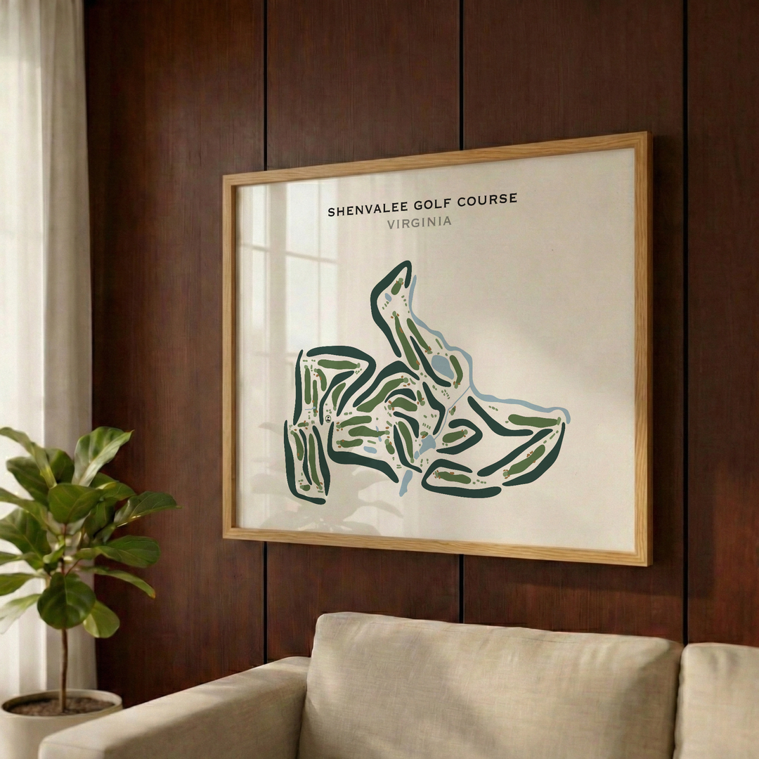 Shenvalee Golf Course, Virginia - Printed Golf Courses