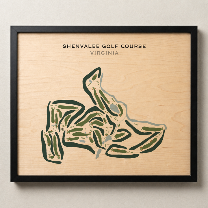 Shenvalee Golf Course, Virginia - Printed Golf Courses