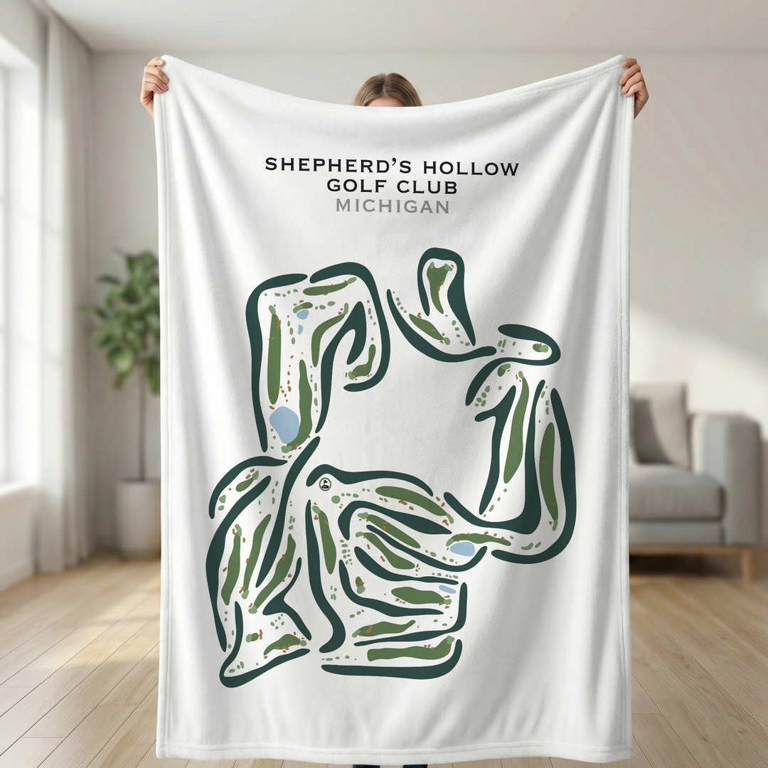 Shepherd's Hollow Golf Club, Michigan - Printed Golf Courses