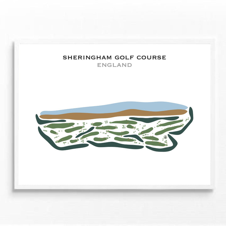 Sheringham Golf Course, England - Printed Golf Courses