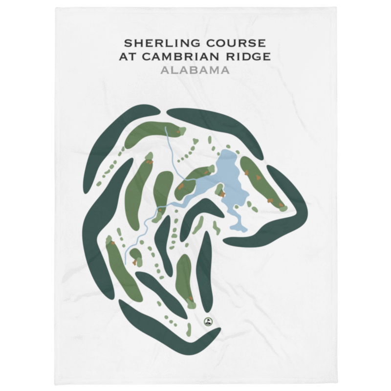 Sherling Course at Cambrian Ridge, Alabama  - Printed Golf Courses
