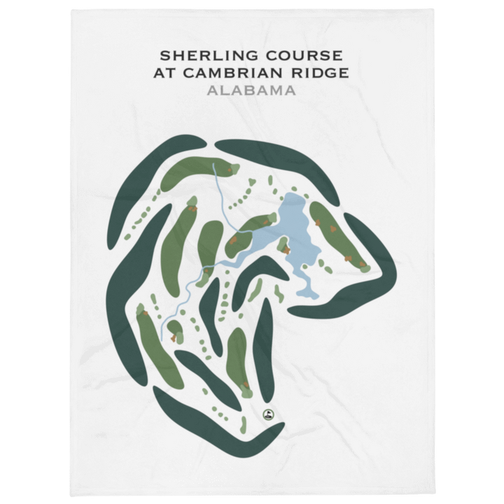 Sherling Course at Cambrian Ridge, Alabama  - Printed Golf Courses