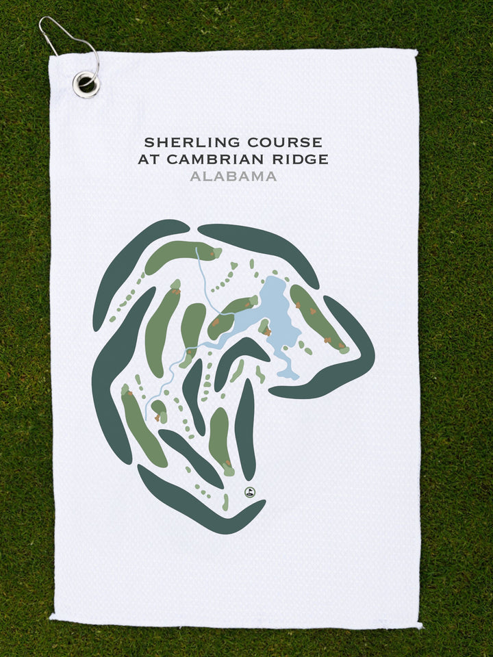 Sherling Course at Cambrian Ridge, Alabama  - Printed Golf Courses