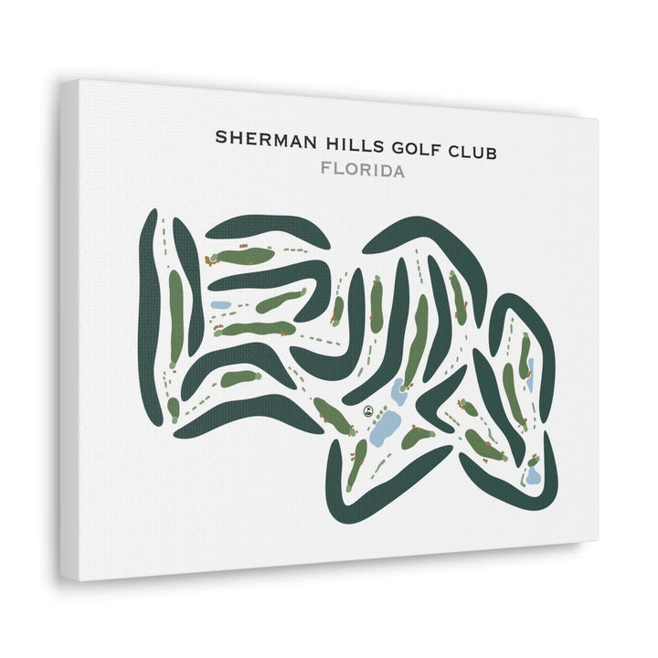 Sherman Hills Golf Club, Florida - Printed Golf Courses