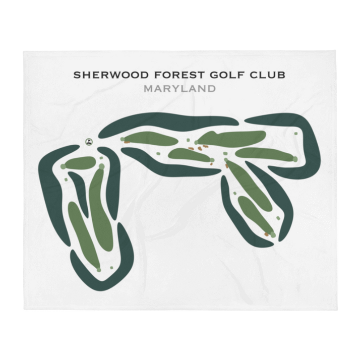Sherwood Forest Club, Maryland - Printed Golf Courses