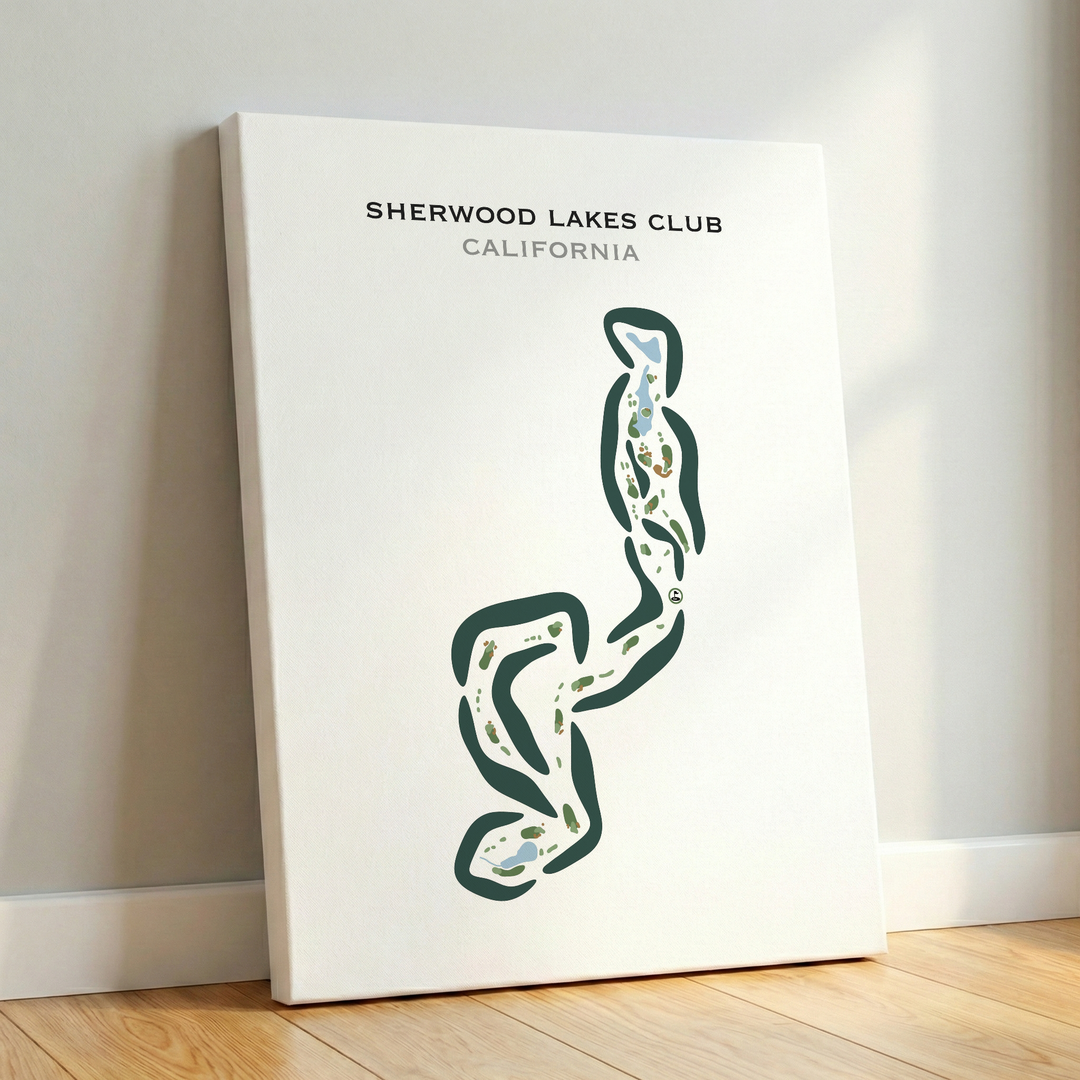 Sherwood Lakes Club, California - Printed Golf Courses