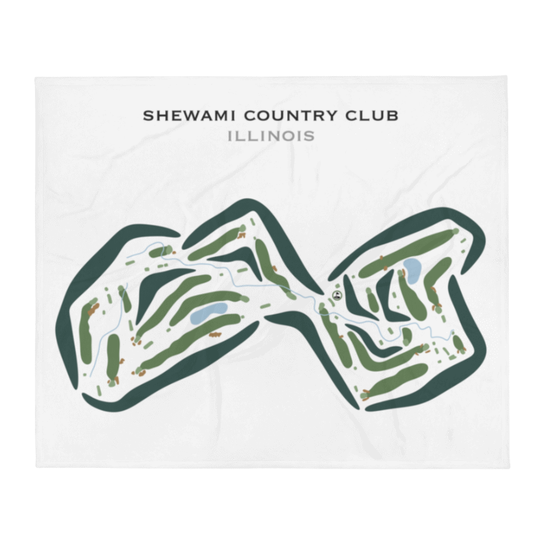 Shewami Country Club, Illinois - Printed Golf Courses