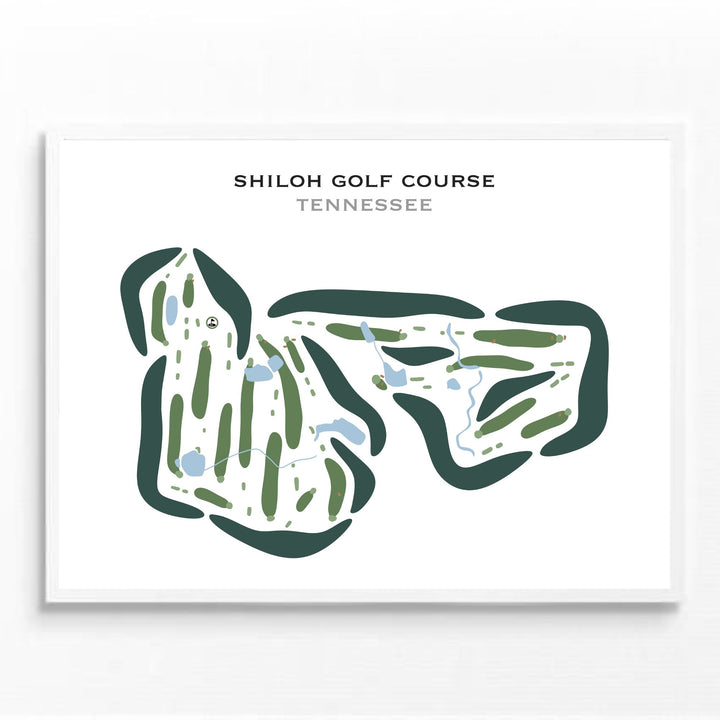 Shiloh Golf Course, Tennessee - Printed Golf Courses