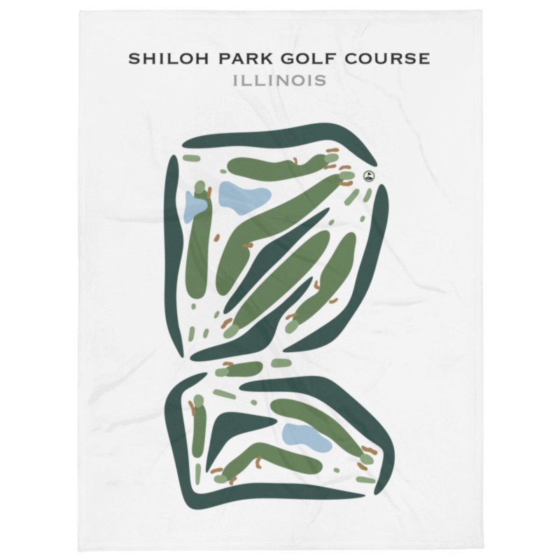 Shiloh Park Golf Course, Illinois - Printed Golf Courses